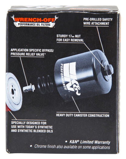 K&N Piaggio 2.156in OD x 3.063in Height Oil Filter KN-183