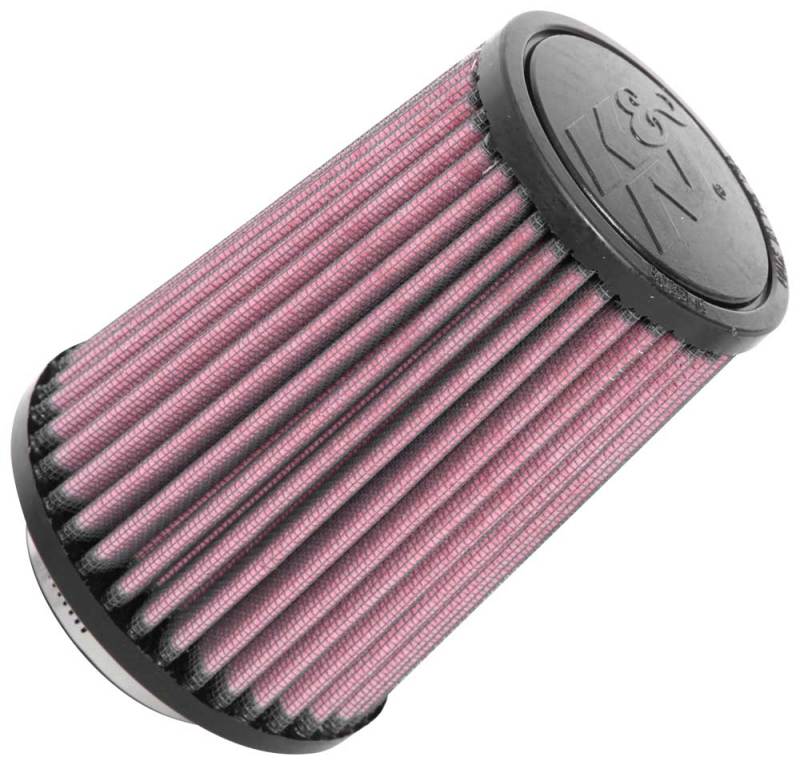 K&N Universal Rubber Filter 2-1/2in Flg / 4-1/2in OD B / 3-1/2in OD T / 6in H - Black Top RU-5062XD
