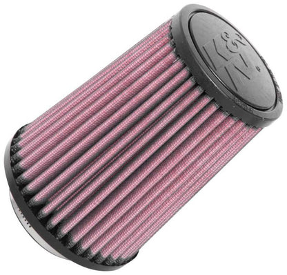 K&N Universal Rubber Filter 2-1/2in Flg / 4-1/2in OD B / 3-1/2in OD T / 6in H - Black Top RU-5062XD
