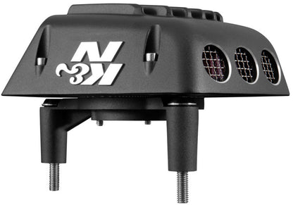 K&N Street Metal Intake System for 08-16 Harley Davidson Touring Models - Shaker Black RK-3951