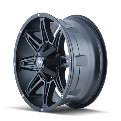 Mayhem Rampage 8090 Series Matte Black Wheels 8090-2976MB18