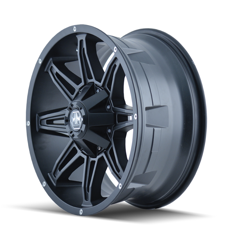 Mayhem Rampage 8090 Series Matte Black Wheels 8090-8956MB18