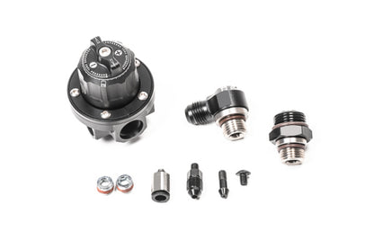 Radium Engineering 8AN ORB Direct Mount Regulator-Rotating Assembly (DMR-RA) - Black 20-1623-00