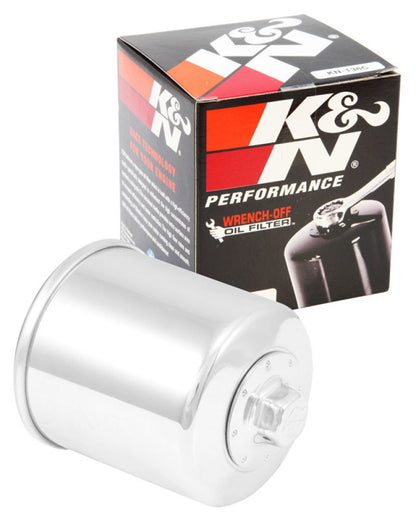 K&N Suzuki / Arctic Cat / Cagiva / Kawasaki / Kymco / Aprilia 2.813in OD x 3.221in H Oil Filter KN-138C