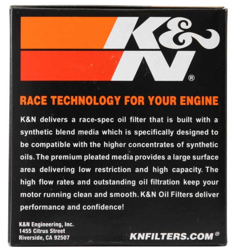 K&N Kawasaki 3.156in OD x 3.25in H Oil Filter KN-126