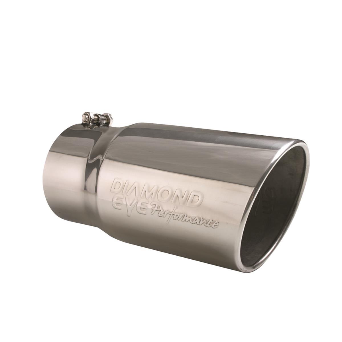 Diamond Eye Exhaust Tips 4512BRA-DEBK