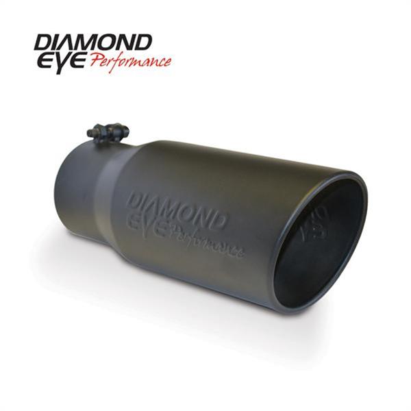 Diamond Eye Exhaust Tips 4512BRA-DEBK