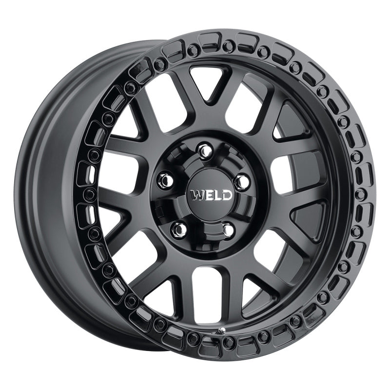 Weld Off-Road W104 17X9.0 Cinch 5X114.3 5X127 ET-12 BS4.50 Satin Black Gloss Black 78.1 W10479026450