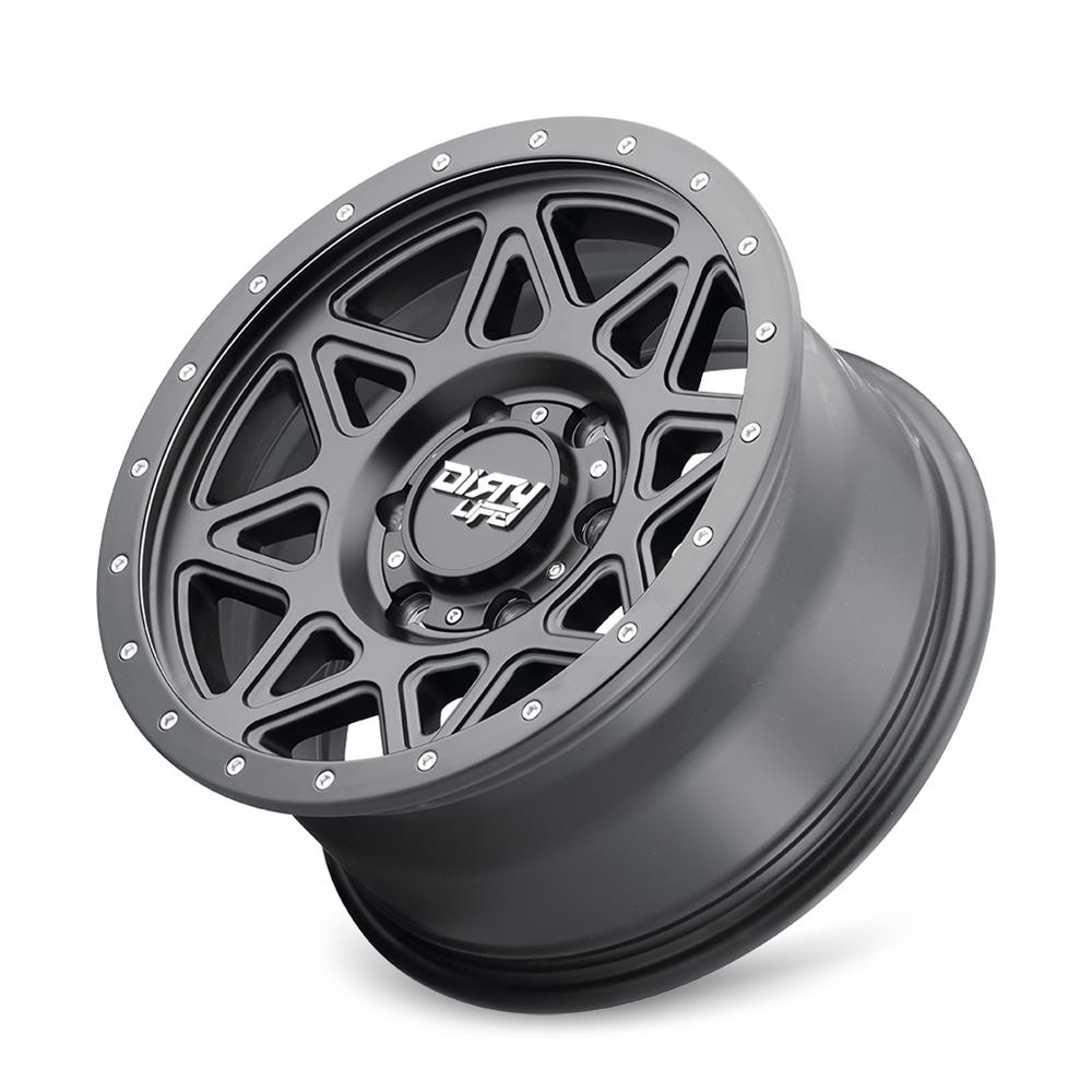 Dirty Life Wheels 9305 Theory Series Matte Black Wheels 9305-7973MB