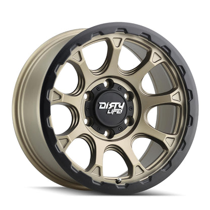 Dirty Life Wheels 9307 Drifter Series Matte Gold Wheels 9307-7883MGD