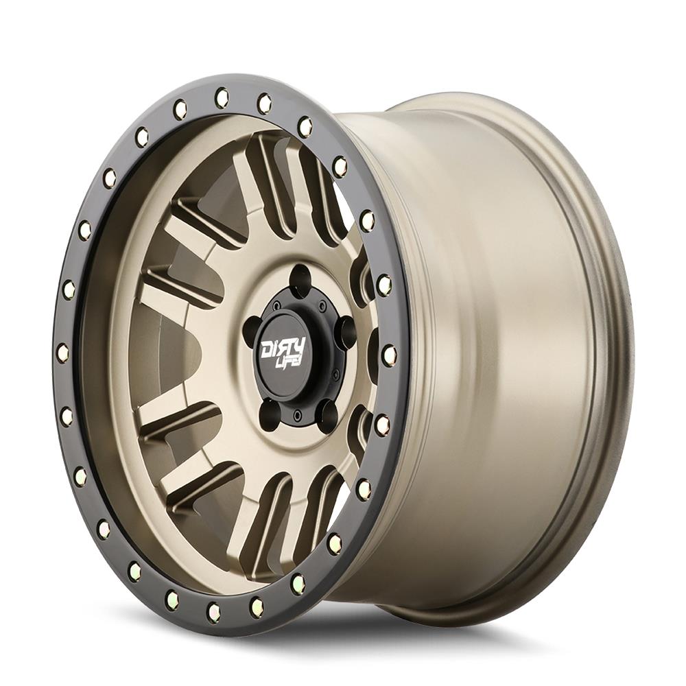 Dirty Life Wheels 9309 Canyon Pro Street Series Satin Gold Wheels 9309-7983MGD0