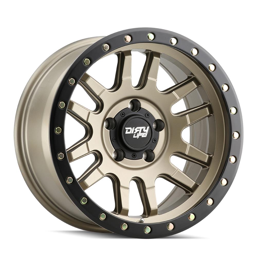 Dirty Life Wheels 9309 Canyon Pro Street Series Satin Gold Wheels 9309-7983MGD0