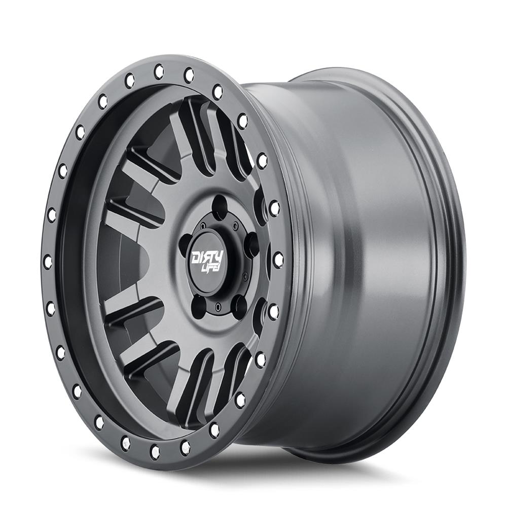 Dirty Life Wheels 9309 Canyon Pro Street Series Satin Graphite Wheels 9309-7983MGT0