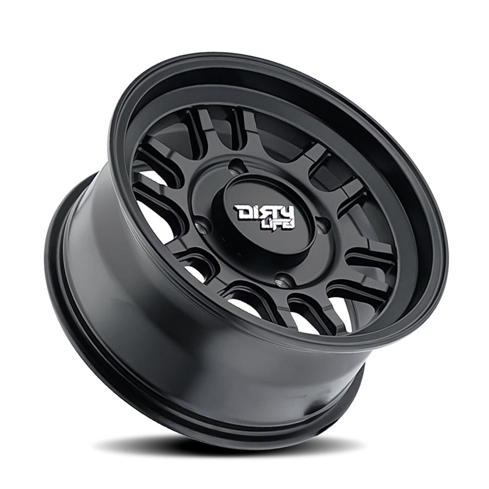 Dirty Life Wheels 9310 Canyon Street Series Matte Black Wheels 9310-7973MB12