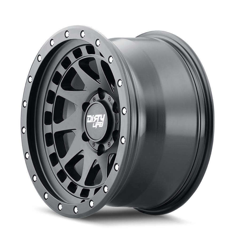 Dirty Life Wheels 9311 Enigma Pro Street Series Matte Black Wheels 9311-7973MB38