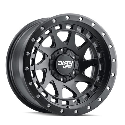 Dirty Life Wheels 9311 Enigma Pro Street Series Matte Black Wheels 9311-7936MB12