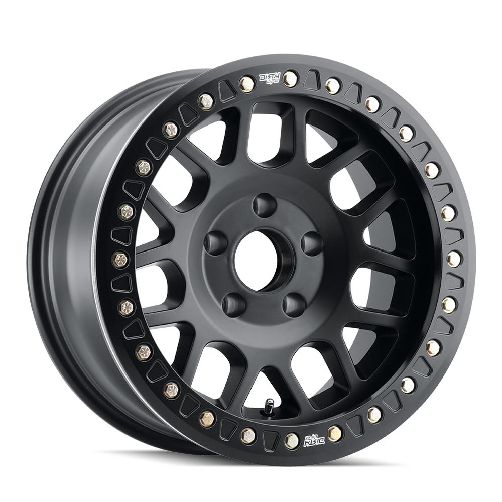 Dirty Life Wheels 9312 Mesa Race Series Matte Black Beadlock Wheels 9312-7973MB38