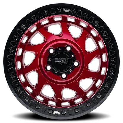 Dirty Life Wheels 9313 Enigma Race Series Crimson Candy Red Wheels 9313-7983R12