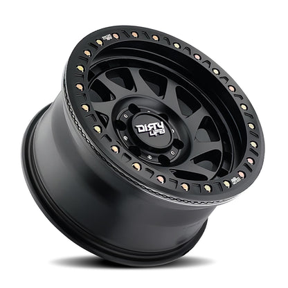 Dirty Life Wheels 9313 Enigma Race Series Matte Black Wheels 9313-7983MB12