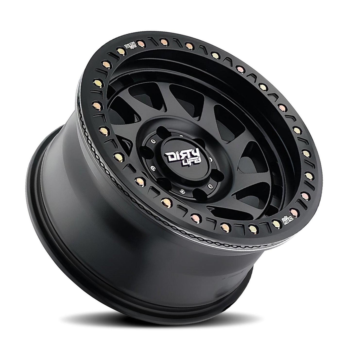 Dirty Life Wheels 9313 Enigma Race Series Matte Black Wheels 9313-7973MB38