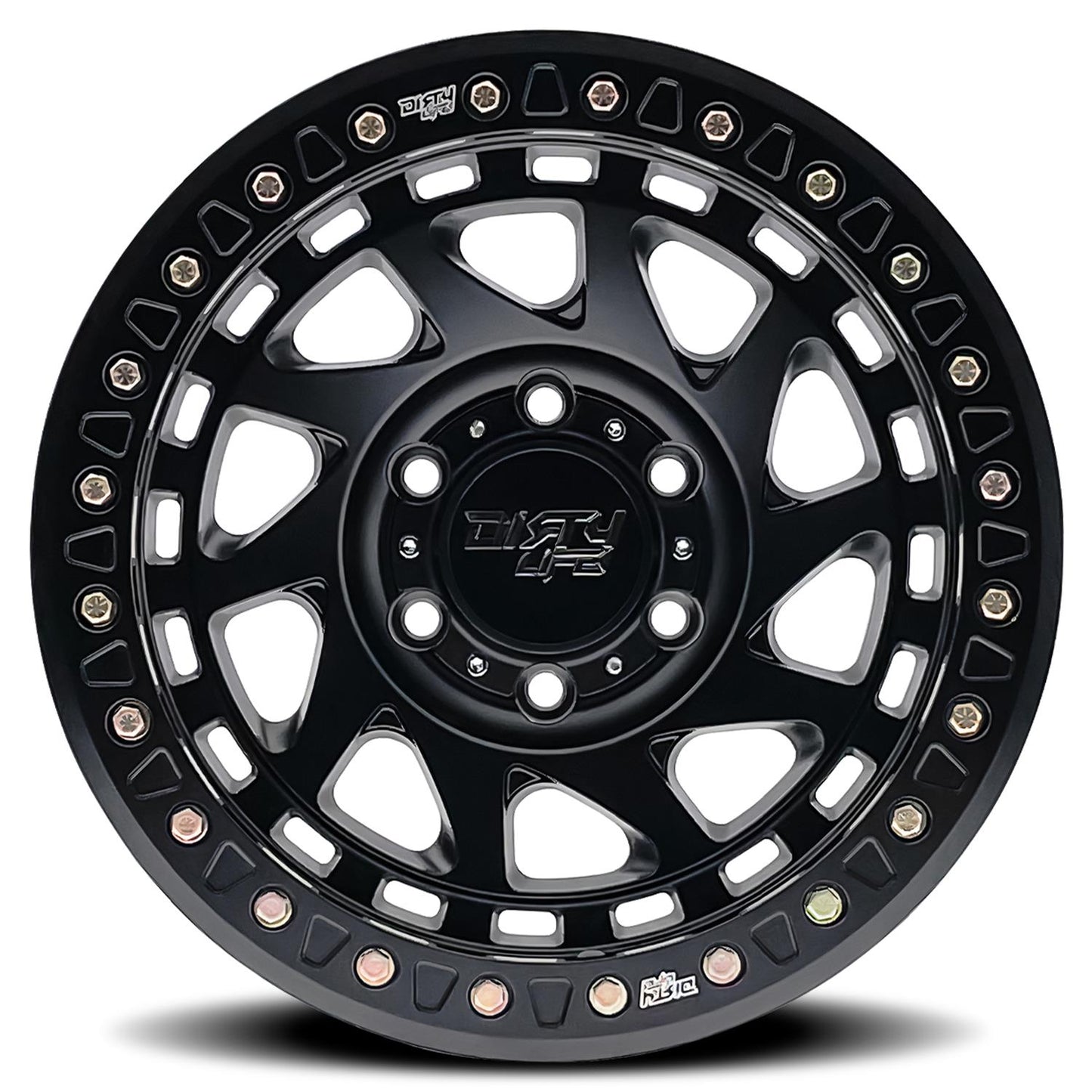 Dirty Life Wheels 9313 Enigma Race Series Matte Black Wheels 9313-7983MB12