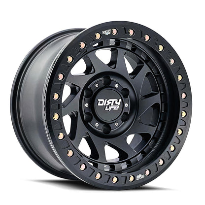 Dirty Life Wheels 9313 Enigma Race Series Matte Black Wheels 9313-7970MB12