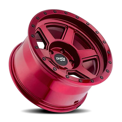 Dirty Life Wheels 9315 Compound Series Crimson Candy Red Wheels 9315-7973R38