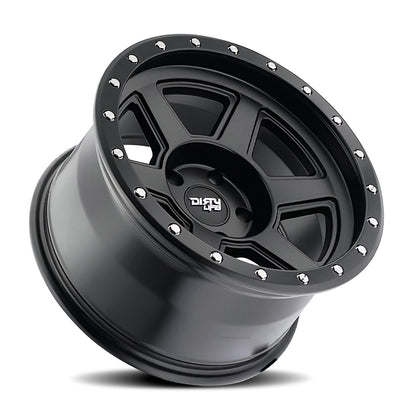 Dirty Life Wheels 9315 Compound Series Matte Black Wheels 9315-7973MB12