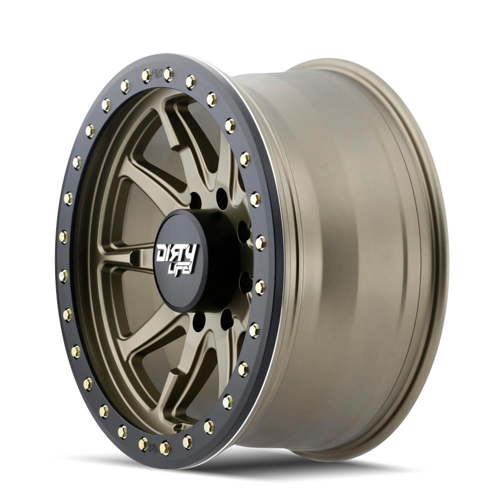 Dirty Life Wheels 9305 Theory Series Matte Gold Wheels 9305-7983MGD