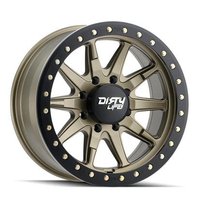 Dirty Life Wheels 9305 Theory Series Matte Gold Wheels 9305-7983MGD