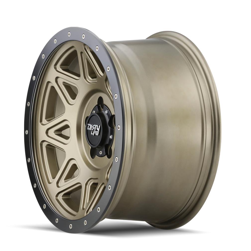 Dirty Life Wheels 9305 Theory Series Matte Gold Wheels 9305-2983MGD