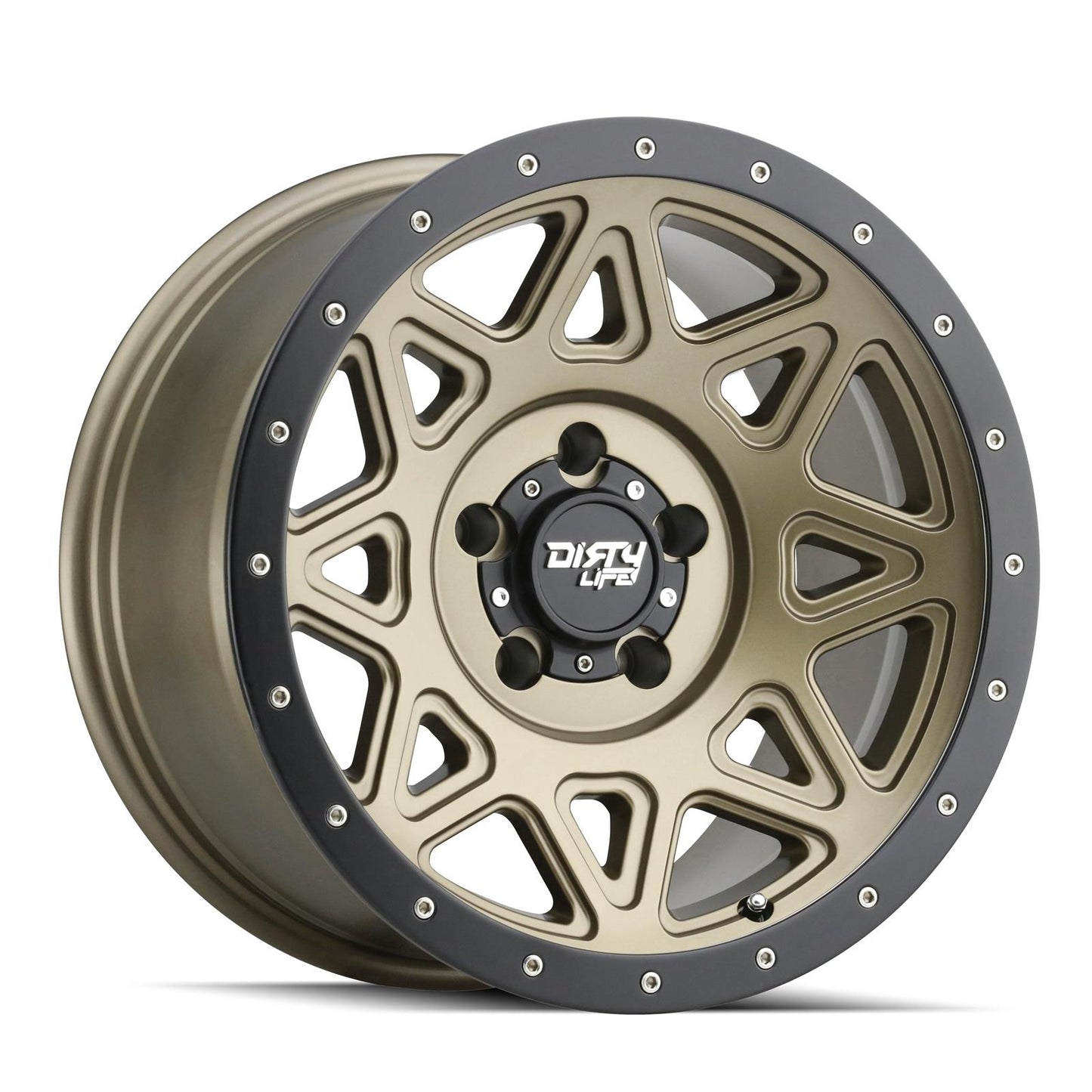 Dirty Life Wheels 9305 Theory Series Matte Gold Wheels 9305-8973MGD