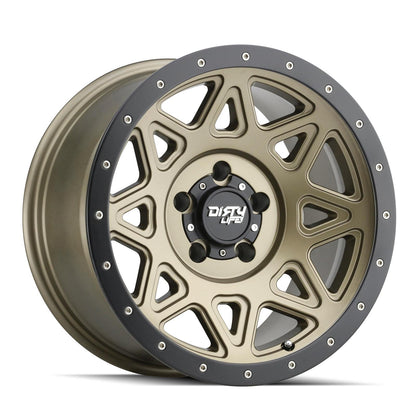 Dirty Life Wheels 9305 Theory Series Matte Gold Wheels 9305-2981MGD