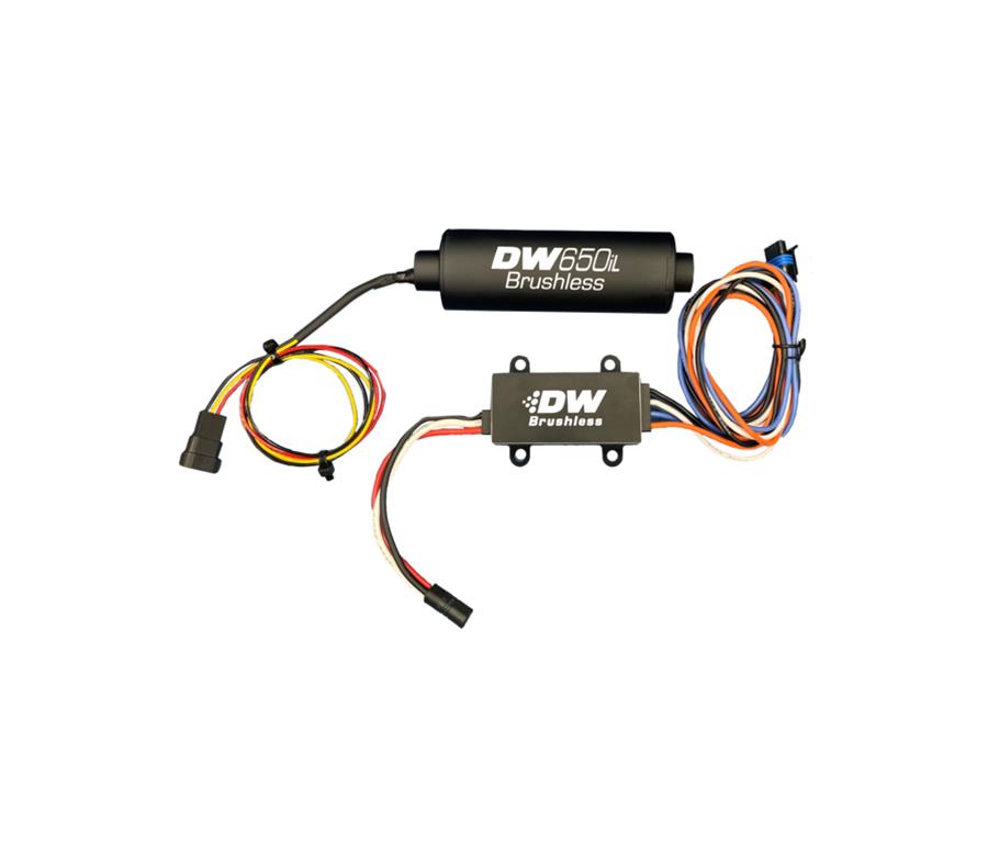 DeatschWerks DW650il Brushless In-Line Electric Fuel Pumps 9-650-C105