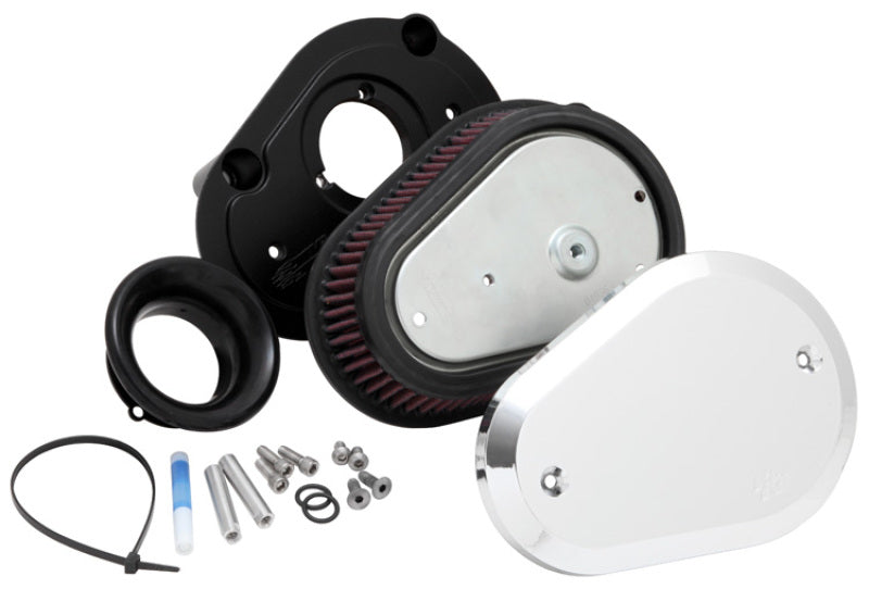 K&N Intake System for Harley Davidson - Color (Red) - Style (Triangle) - Size (6-8) RK-3932