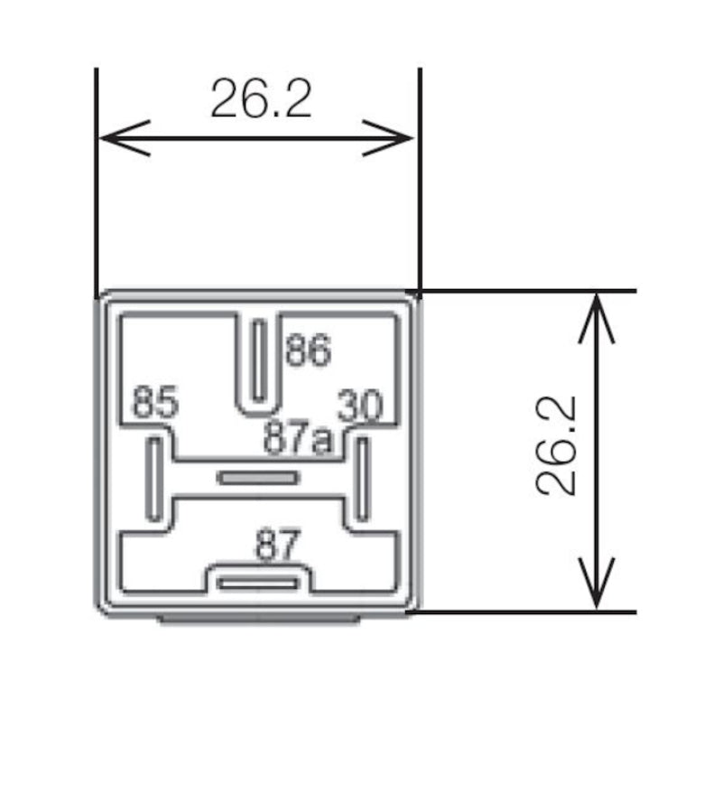 Hella Relay Mini Iso Alt 4 Pole 24V Spst Bkt 965400031