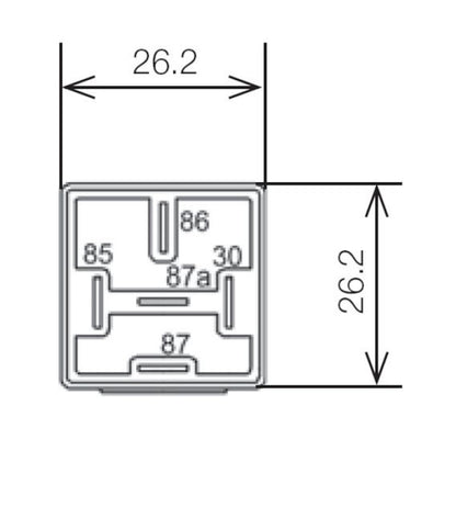 Hella Relay Mini Iso Alt 4 Pole 24V Spst Bkt 965400031