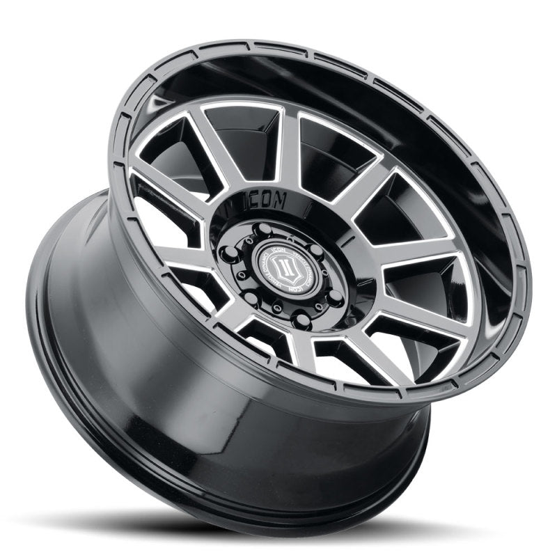ICON Recoil 20x10 6x135 -24mm Offset 4.5in BS Gloss Black Milled Spokes Wheel 6220106345GBMW