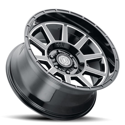 ICON Recoil 20x10 6x135 -24mm Offset 4.5in BS Gloss Black Milled Spokes Wheel 6220106345GBMW