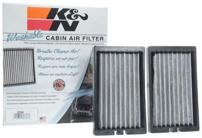 K&N 2018 Jeep Wrangler JL 2.0L/3.6L Cabin Air Filter - 2 Per Box VF2064