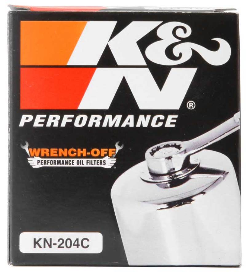 K&N Honda / Kawasaki / Arctic Cat / Suzuki / Triumph / Yamaha 2.688in OD x 2.969in H Oil Filter KN-204C
