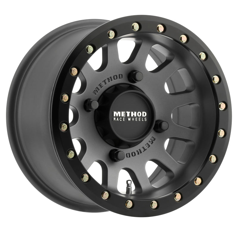 Method Race Wheels MR401 UTV Beadlock Matte Titanium Wheels MR40147046843B