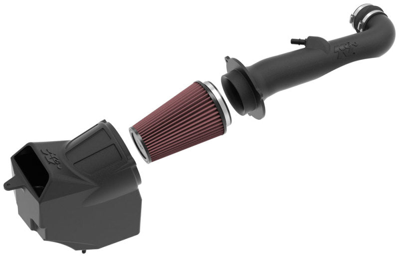 K&N 2018 Jeep Wrangler JL V6-3.6L F/I Aircharger Performance Intake 63-1576