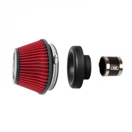 BLOX Racing Shorty Performance 5in Air Filter w/2.5in Velocity Stack and Coupler Kit BXIM-00321