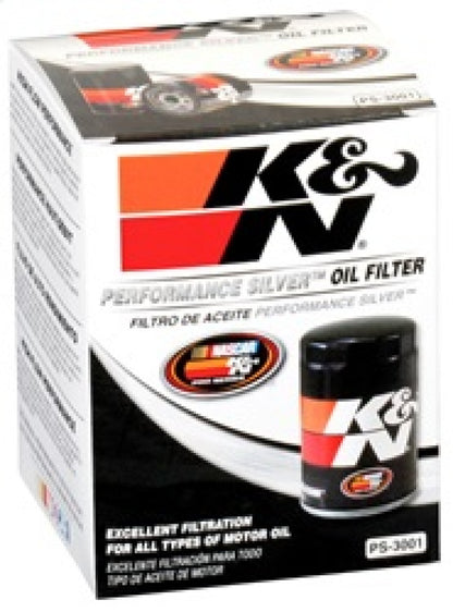 K&N Oil Filter for Ford/Audi/VW/Toyota/Mercury/Mazda/Nissan/Dodge/Lincoln/Volvo 3.656in OD PS-3001