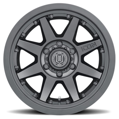 Icon Alloys Rebound Pro Satin Black Wheels 21817858347SB