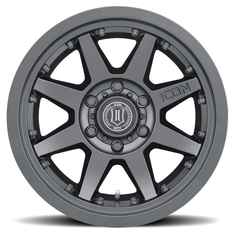 Icon Alloys Rebound Pro Satin Black Wheels 21817857345SB