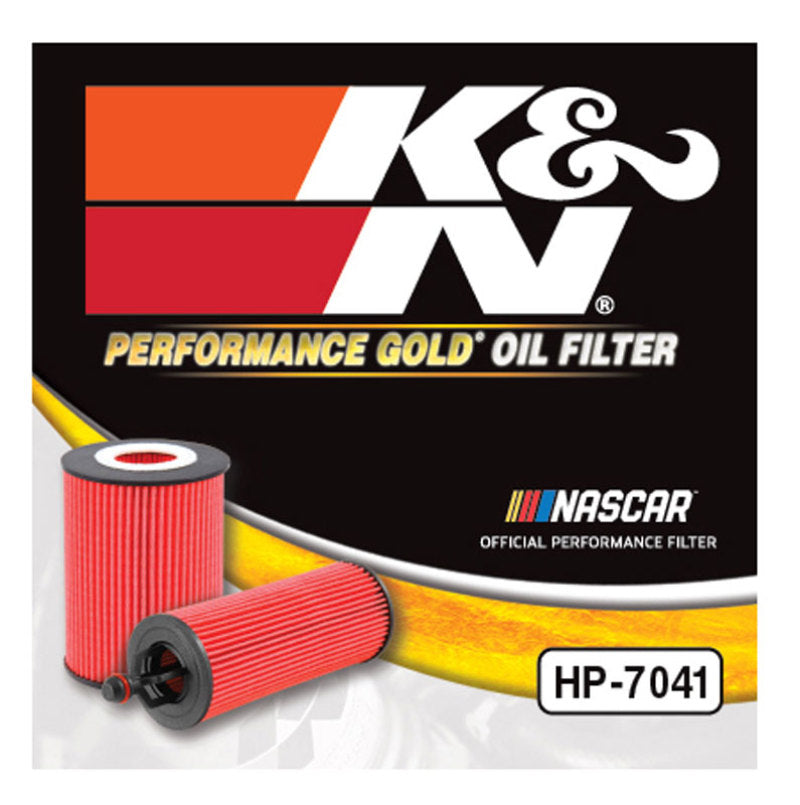 K&N Performance Oil Filter - 14-18 Fiat 500L 1.4L L4 Gas HP-7041