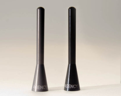 Agency Power Universal Billet Shorty Antenna - Black AP-UNI-600BLK