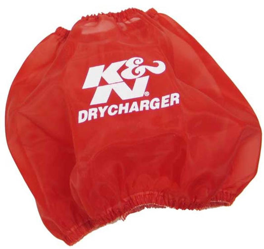 K&N Round Tapered Drycharger Air Filter Wrap Red 7.5in Base ID / 4.5in Top ID / 6in Height RF-1048DR